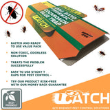Ucatch ™XRoach Cockroach Glue Trap (Bait included) 21 traps - ucatchstore
